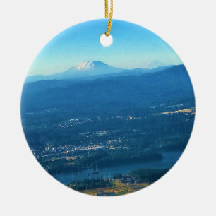 Mount St. Helens, Washington Ceramic Ornament