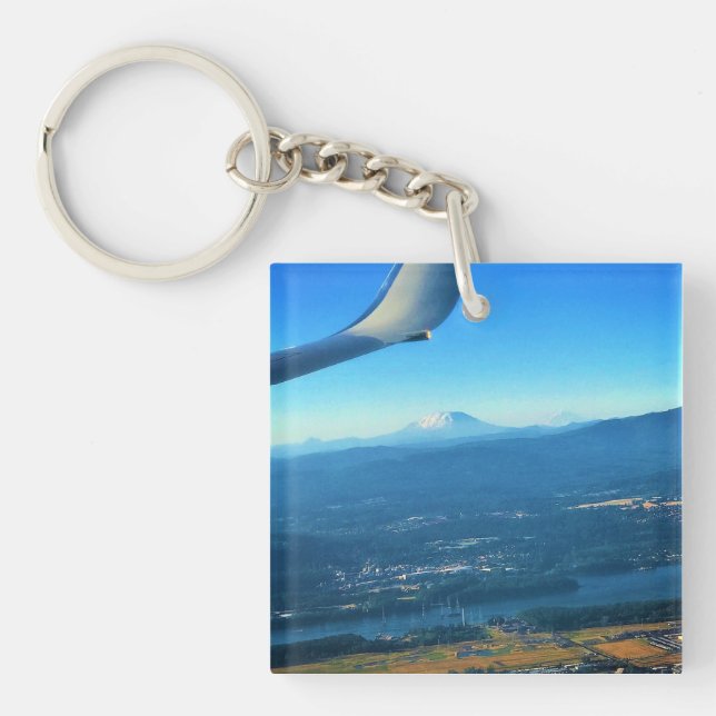 Mount St. Helens, Washington Keychain (Front)