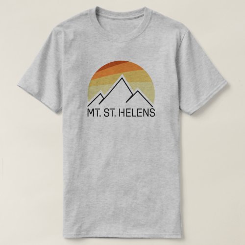 Mount St Helens Washington Retro T_Shirt