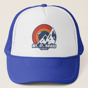 Mount St. Helens Washington Sun Eagle Trucker Hat