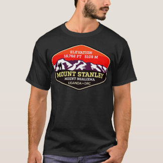 Mount Stanley Mt Ngaliema Uganda Dem Republic of C T-Shirt