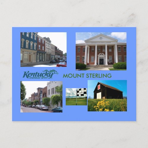 Mount Sterling  Kentucky Postcard