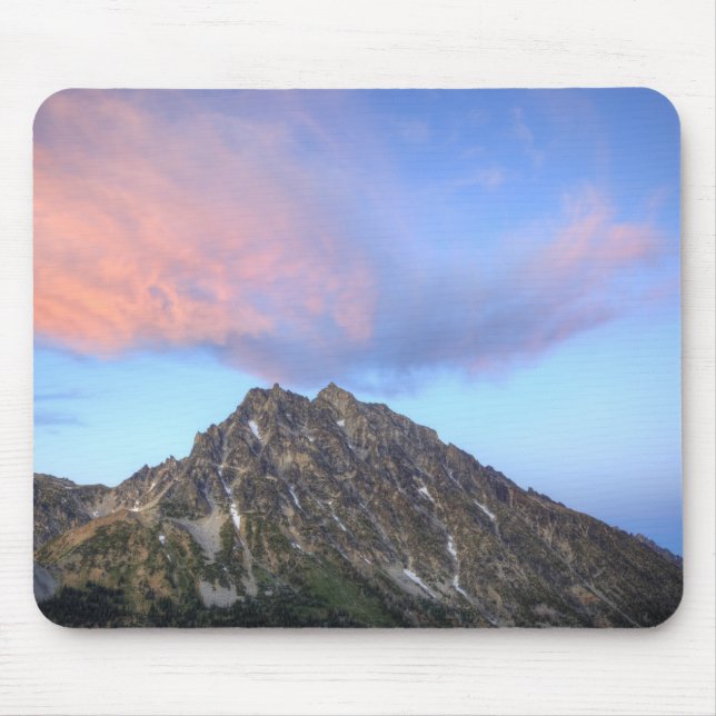 Mount Stuart, at sunset Mouse Pad (Front)