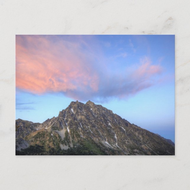 Mount Stuart, at sunset Postcard (Front)