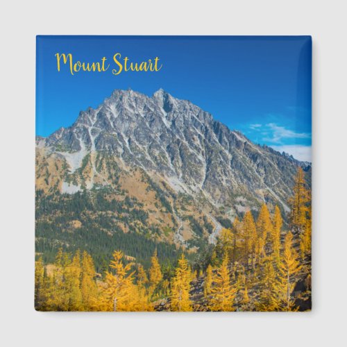 Mount Stuart Autumn Larches Magnet