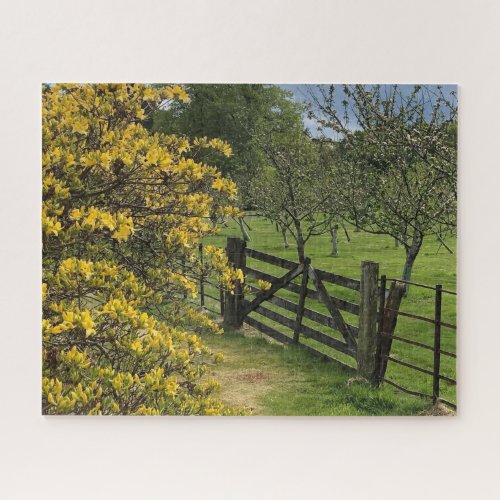 Mount Stuart Orchard  Gate Isle of Bute Scotland Jigsaw Puzzle