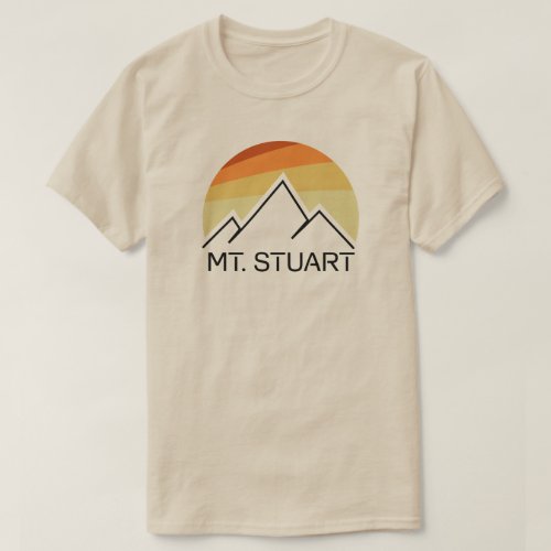 Mount Stuart Washington Retro T_Shirt