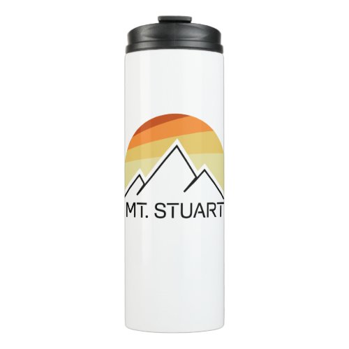 Mount Stuart Washington Retro Thermal Tumbler