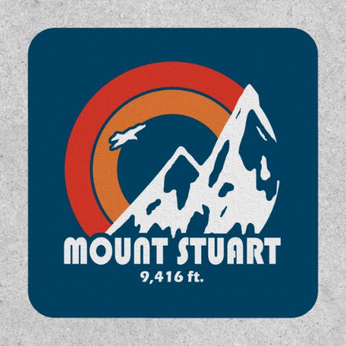 Mount Stuart Washington Sun Eagle Patch