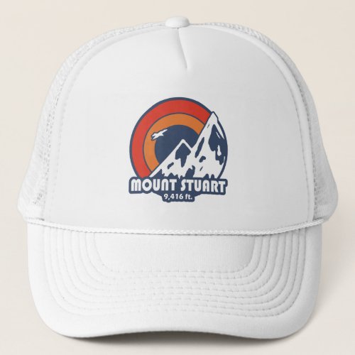 Mount Stuart Washington Sun Eagle Trucker Hat