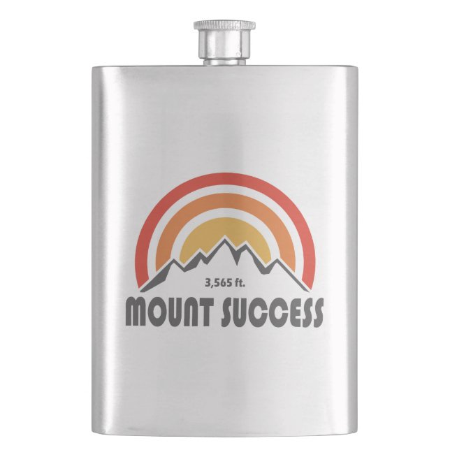 Mount Success New Hampshire Flask (Front)