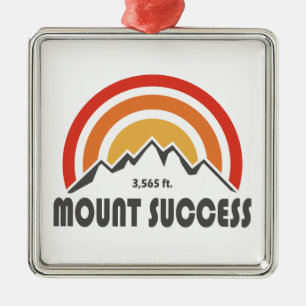 Mount Success New Hampshire Metal Ornament