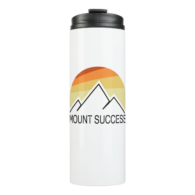 Mount Success New Hampshire Retro Thermal Tumbler (Front)