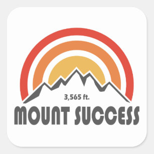 Mount Success New Hampshire Square Sticker