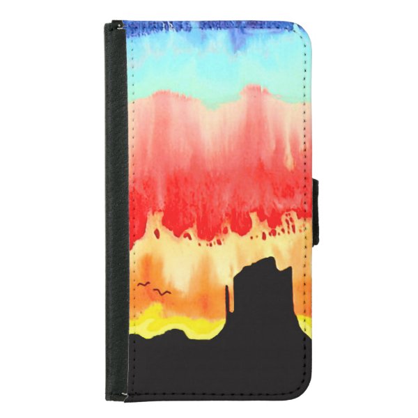 Mount Sunset Samsung Galaxy Wallet Case
