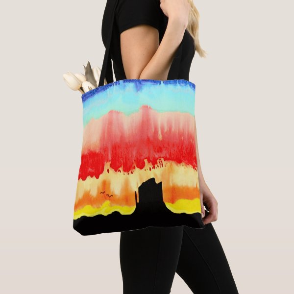 Mount Sunset Tote Bag