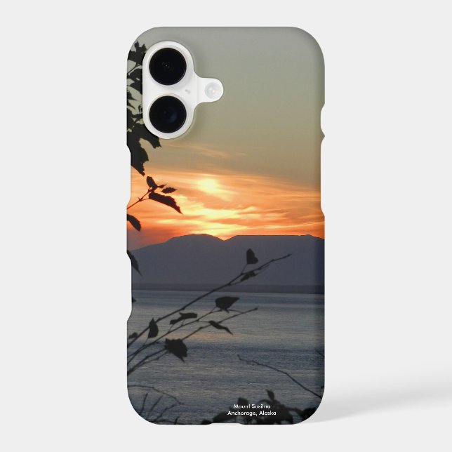 Mount Susitna Alaska Iphone Case (Back)