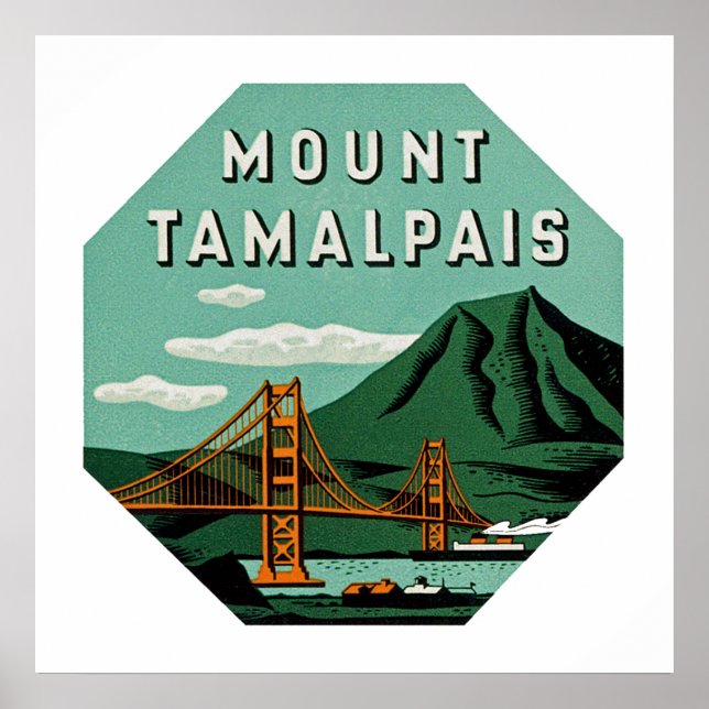 Mount Tamalpais Poster (Front)