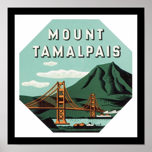 Mount Tamalpais Poster