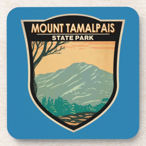 Mount Tamalpais State Park California Vintage  Beverage Coaster