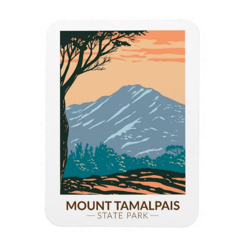 Mount Tamalpais State Park California Vintage Magnet