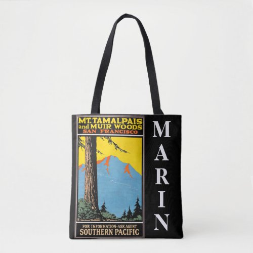 Mount Tamalpais Tote Bag