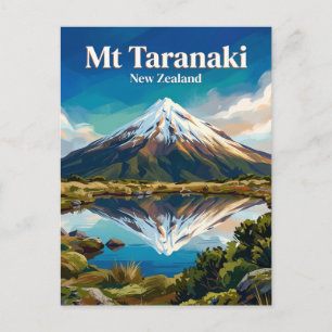 Mount Taranaki New Zealand Postcard