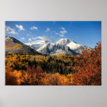 Mount Timpanogos In Autumn Utah Mountains Poster at Zazzle