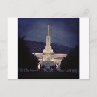 Mount Timpanogos LDS Temple, American Fork, Utah Postcard