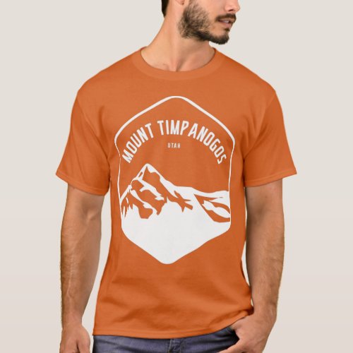 Mount Timpanogos Utah Mountaineer T_Shirt