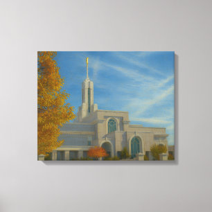 Mount Timpanogos Utah Temple Painting™ LDS Canvas Print