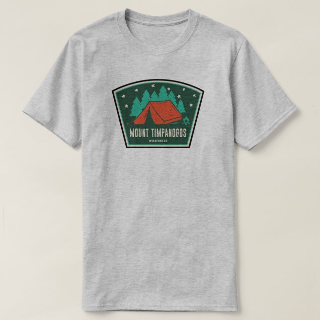 Mount Timpanogos Wilderness Utah Camping T-Shirt (Design Front)