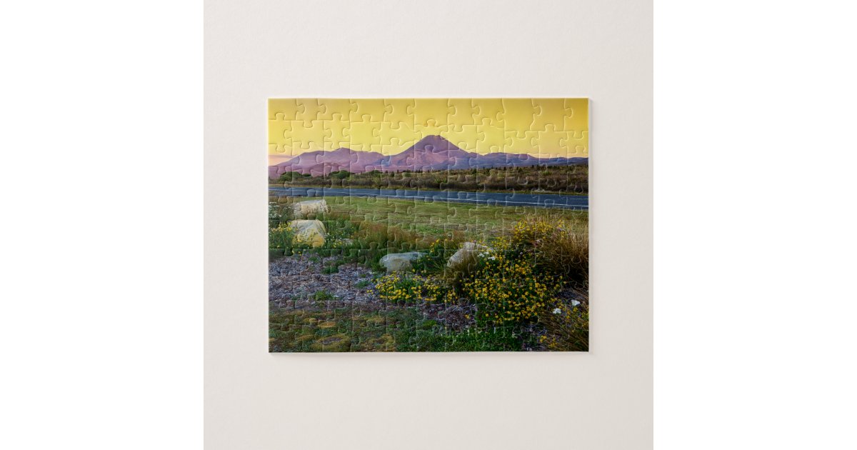 Mount Tongariro, New Zealand Jigsaw Puzzle Zazzle