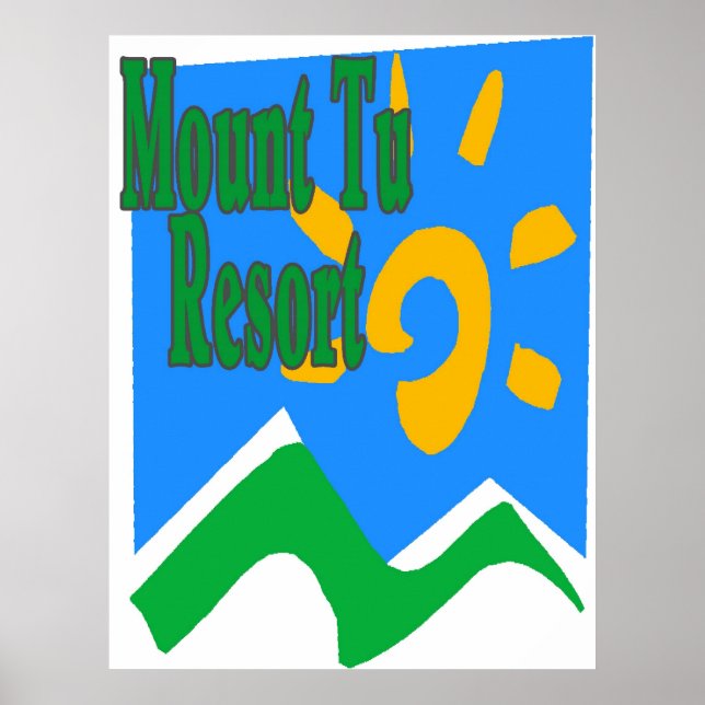 Mount Tu Resort Poster (Front)