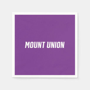 Mount Union Text Napkins