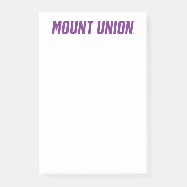 Mount Union Text Post-it Notes (Front)