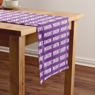 Mount Union Text Short Table Runner