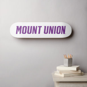 Mount Union Text Skateboard