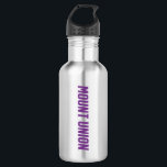 Mount Union Text Stainless Steel Water Bottle<br><div class="desc">Get ready to completely level up your everyday swagger and show the world your undeniable school pride with this official University of Mount Union product! Whether you are a dedicated student crushing your classes in Alliance, a proud alumni representing your fierce collegiate roots, or a passionate fan cheering loudly for...</div>