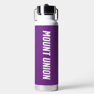 Mount Union Text Water Bottle