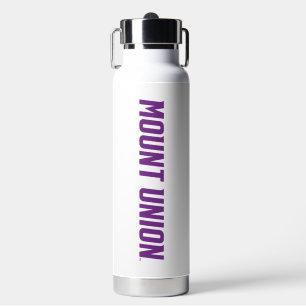 Mount Union Text Water Bottle