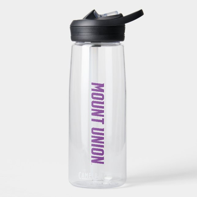 Mount Union Text Water Bottle (Left)