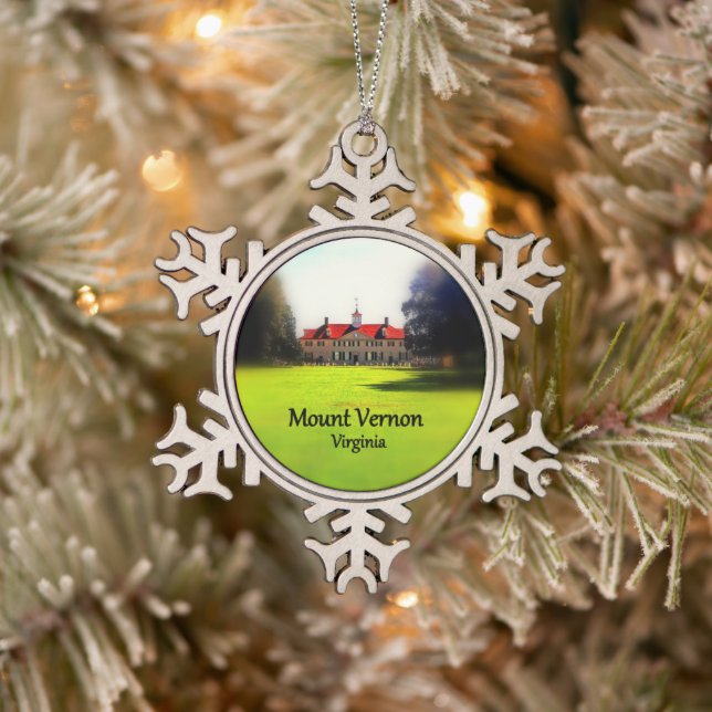 Mount Vernon Pewter Ornament (Tree)