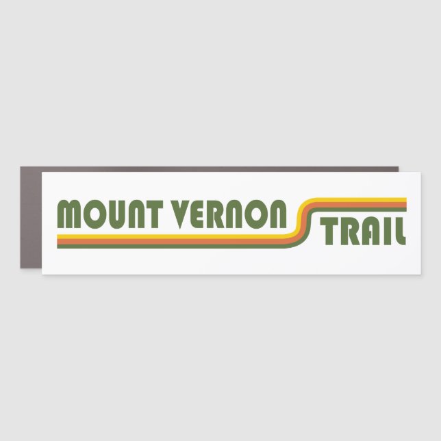 Mount Vernon Trail Car Magnet (Front)