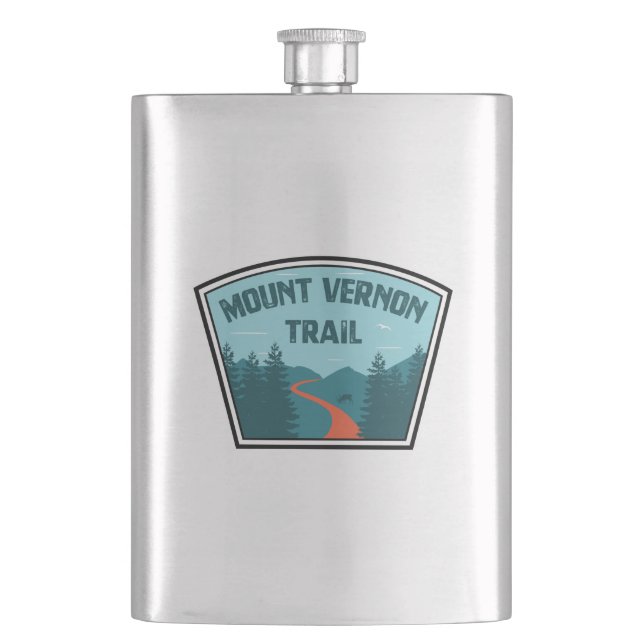 Mount Vernon Trail Flask (Front)