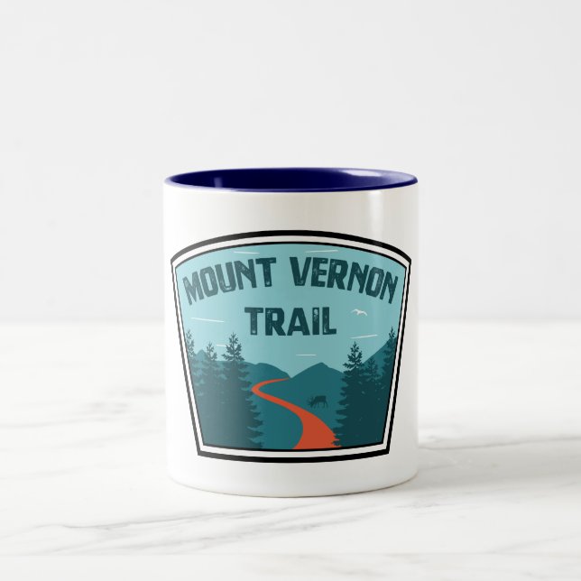 Mount Vernon Trail Two-Tone Coffee Mug (Center)