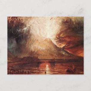 Mount Vesuvius in Eruption by J.M.W. Turner Postcard
