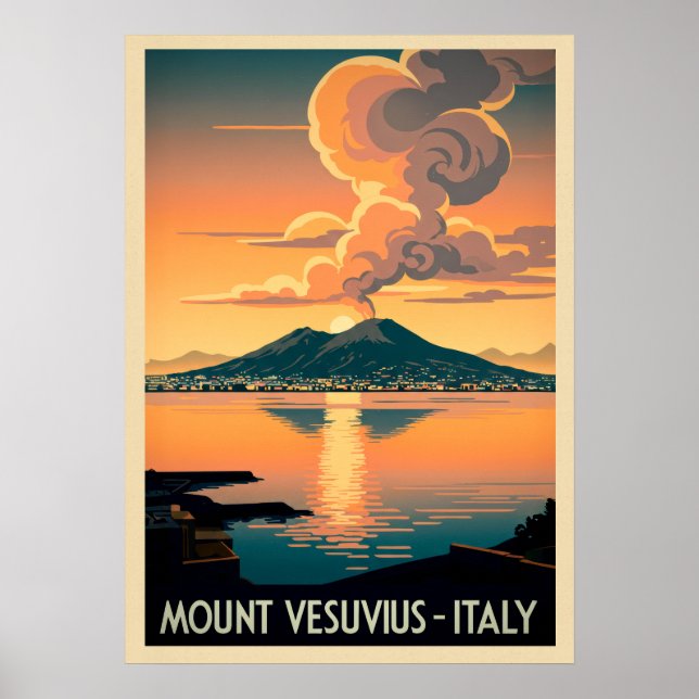 Mount Vesuvius Italy V06 Poster (Front)