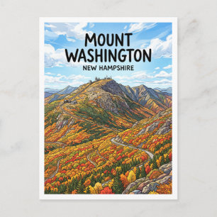 Mount Washington Gorham New Hampshire Postcard