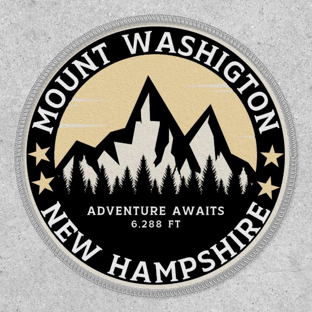 Mount Washington Mountain Landscape Souvenir Patch (Front)